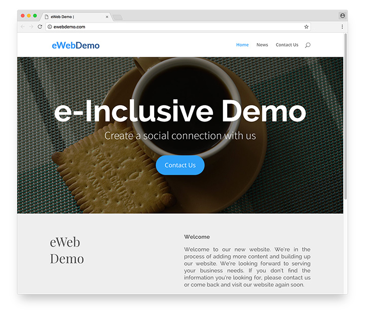 Wordpress Website Screenshot